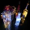 Solar Wine Bottle Light With Cork LED String Lights Fairy Lights Garland Christmas Party Wedding Bar Decoration Copper Wire