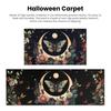 2 Pcs Halloween Rug Bathroom Floor Mat Super Absorbent Quick-Drying Anti-Slip Pumpkin Ghost Print Multipurpose Halloween Party Decoration Kitchen