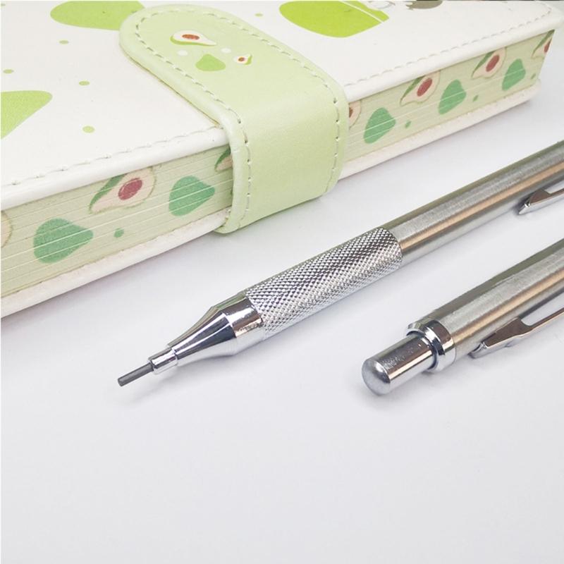 Automatic Pencil with Leads HB Pencil Refills Metal Mechanical Pencil for School