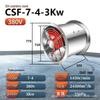 High Temp Resistant Stainless Steel Axial Fan, 220V/380V Silent Kitchen Exhaust & Industrial Duct Fan