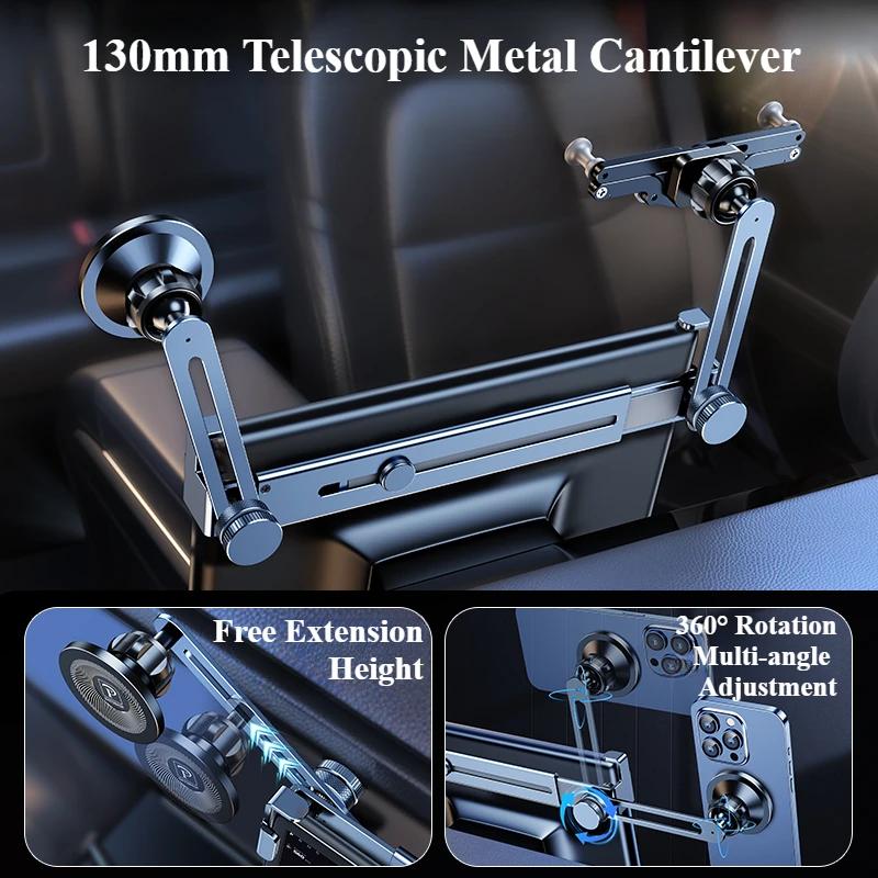 Oatsbasf Dual-position Car Screen Phone Holder Stand Aluminum Adjustable for Tesla Model 3 Highland Y Universal Car Accessories
