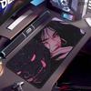 900x400mm Locking Edge Mousepad Oni Mask HD Print Keyboard Mousepad Anime Girls Large Gaming Mouse Mat Rubber Non-slip Desk Pad