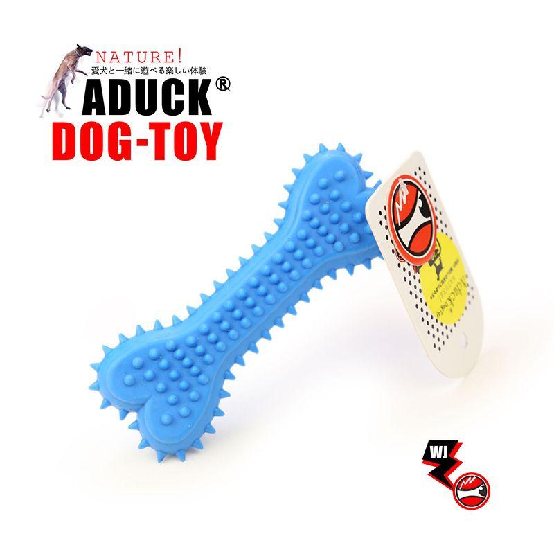 

Aduck Dog Toy Grinding Teeth-Resistant Teeth-Strengthening Teddy Poodle Pet Supplies/Teeth-Strengthening Heart Dog Bone Training Color random
