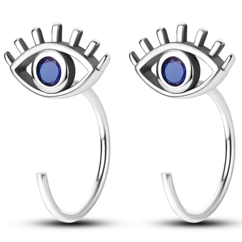 Sales100 % S925 Sterling Silber Sterne Mond Herzförmige Frauen Ohrringe Fit Original Ohrringe Hochzeit Edlen Schmuck Geschenke