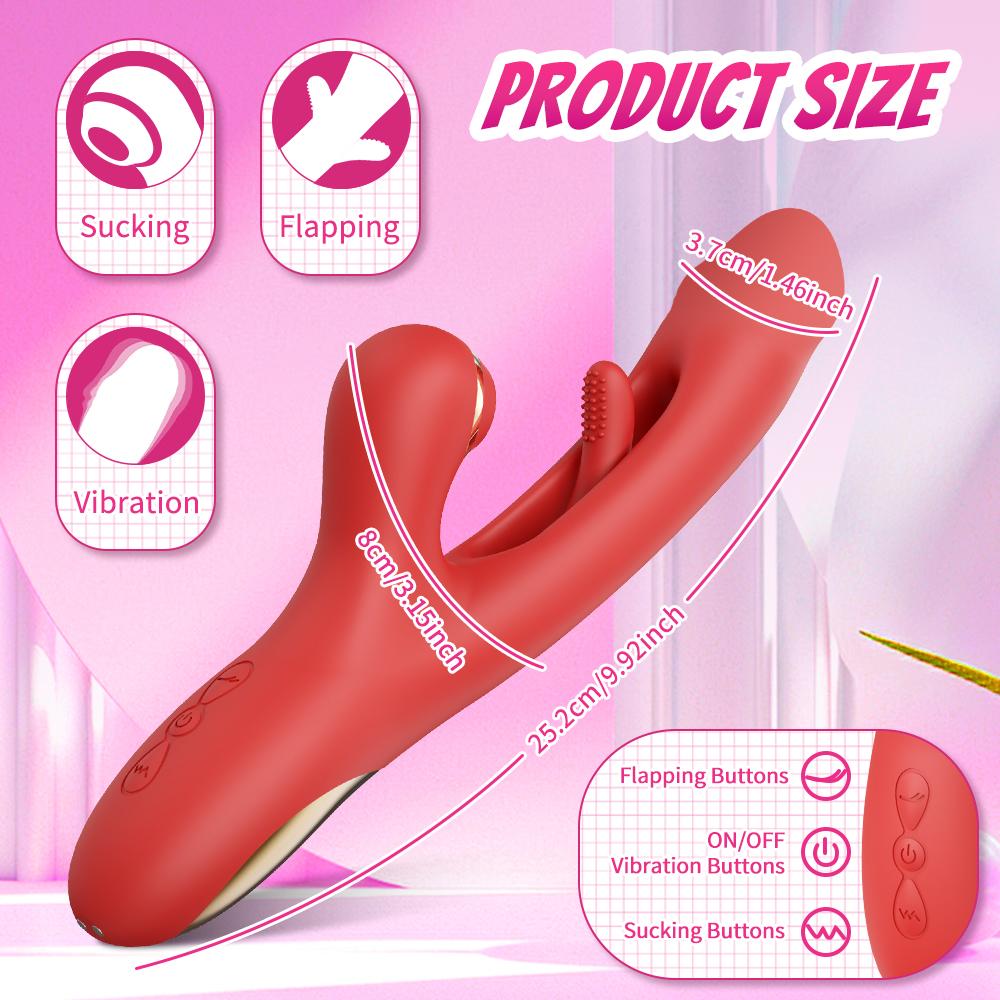 Tapping Flapping G Spot Vibrator Dildo For Women Clitoris Clit Stimulator Sex Toys Sucking Vibrators For Adult Toys Sextoys
