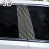 1pair 3D 4D 5D 6D Carbon Fiber Car B Pillar Sticker DIY Car Door Pillar Sticker Scratch Resistant Cover Scratch Sticker
