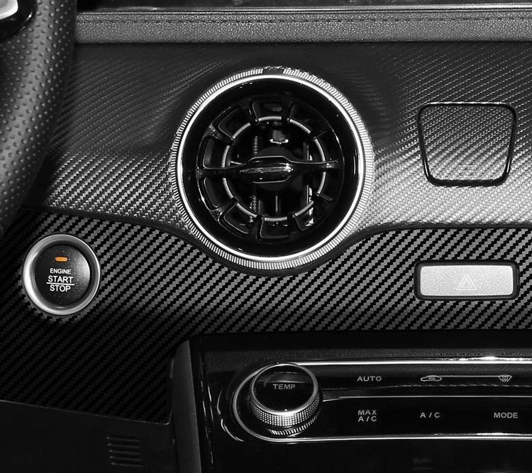 2021 Dongfeng Fengxing T5 EVO Interior Carbon Fiber Stickers: Console & Door Protection