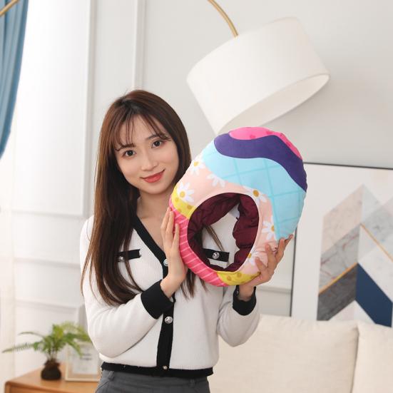 Påsk Huvudbonad Mjuk PP Bomull Härlig Färgglad Ägg Varm Mössa Utklädnad Unisex Tecknad Påskägg Hatt Cosplay Kostym Fotorekvisita