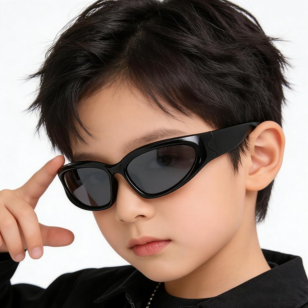 Attractive Glasses Unisex Kids Kids Sports Sunglasses Y2k Retro Cat Eye Sun Glasses For Boys Girls Fashion Cycling Eyewear Baby Outdoor Uv400 Protection Shades