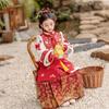Huatiancai Phoenix Perching Girl's Hanfu Set