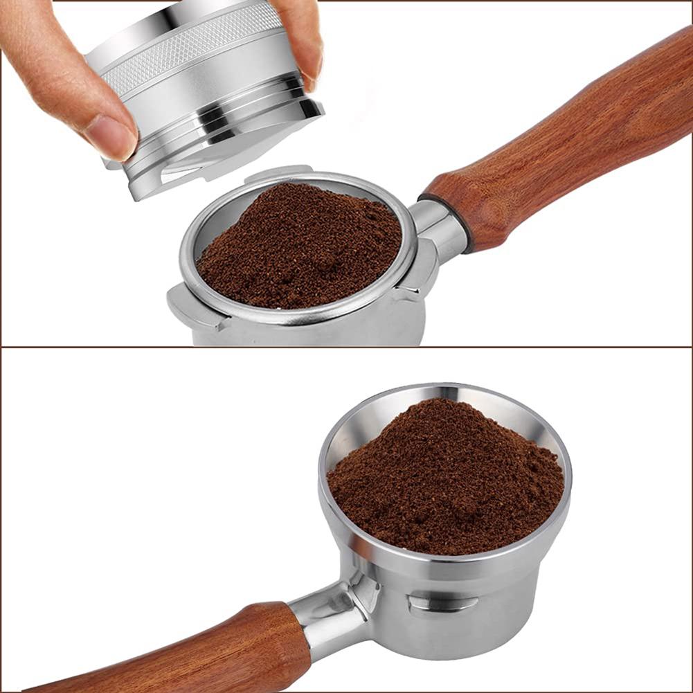 Easily Observe Your Brewing Process and Efficient 51mm Bottomless Espresso Handle for Dedicated Users of the Craft