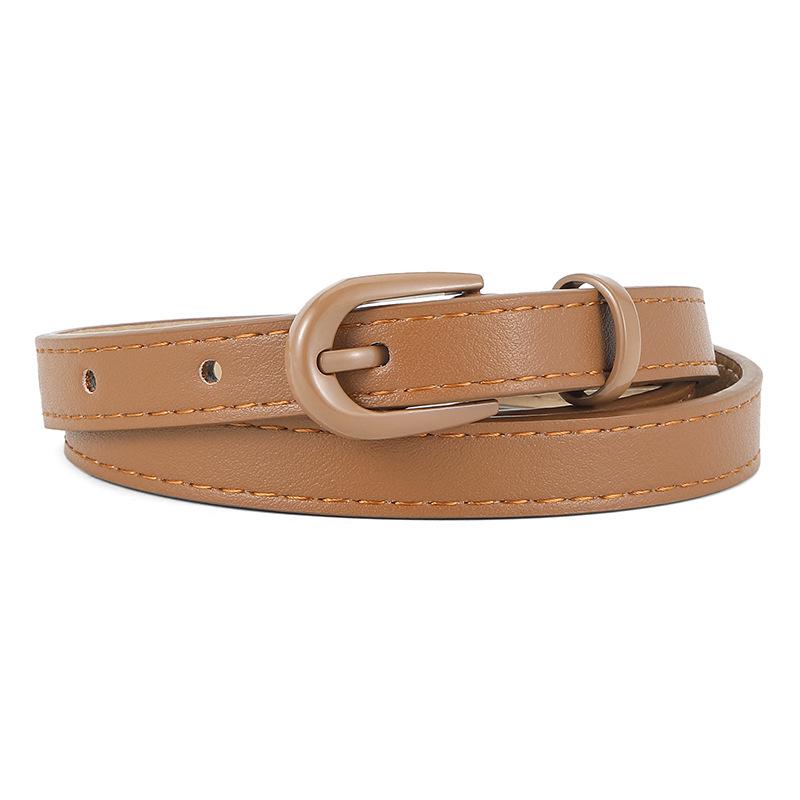 Ceinture coréenne élégante à boucle ardillon pour femme : accessoire de mode polyvalent et décoratif