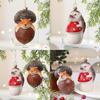 Festive Christmas Tree Ornament Squirrel Hedgehog Design Plastic Hanging Decor