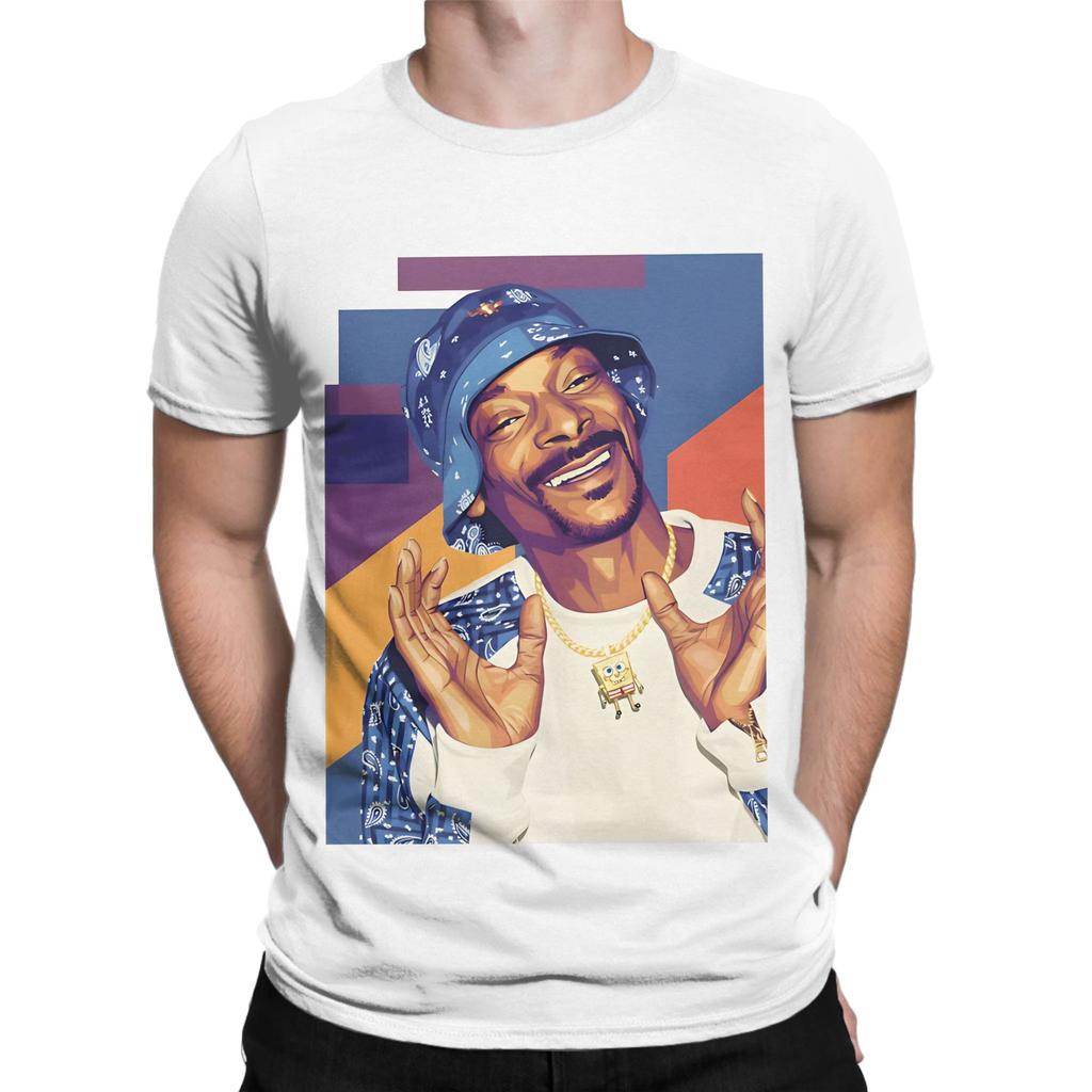 Snoop Dogg pop art Graphic 100 Cotton TShirt snoop dogg Tops Tees For Unisex