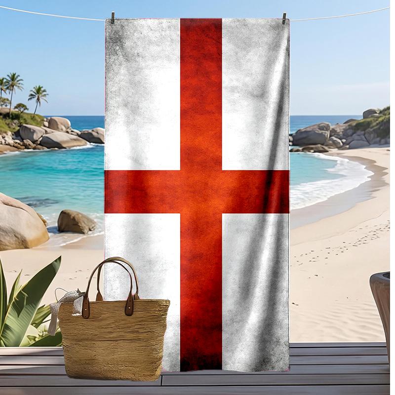 England national football team Printed Beach Towel Quick Dry Soft TowelPortable Large Rectangular Beach Blanket for Travel Swimming Pool