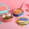 Kids' Stainless Steel Bento Lunch Box with Lid and Cutlery