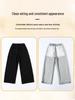 Boys' Fleece-Lined Wide-Leg Pants for Autumn/Winter - 2025 New Style Sportswear for Older Kids