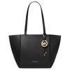 Mk Jordi Logo Leather Tote Bag Women Tote Black 30R6G9JT6L-BLACK