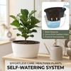 Self Watering Flower Pots Drainage Hole Plant Planters Clear Reservoir Saucer Breathable Root Protection Home Garden Accessories
