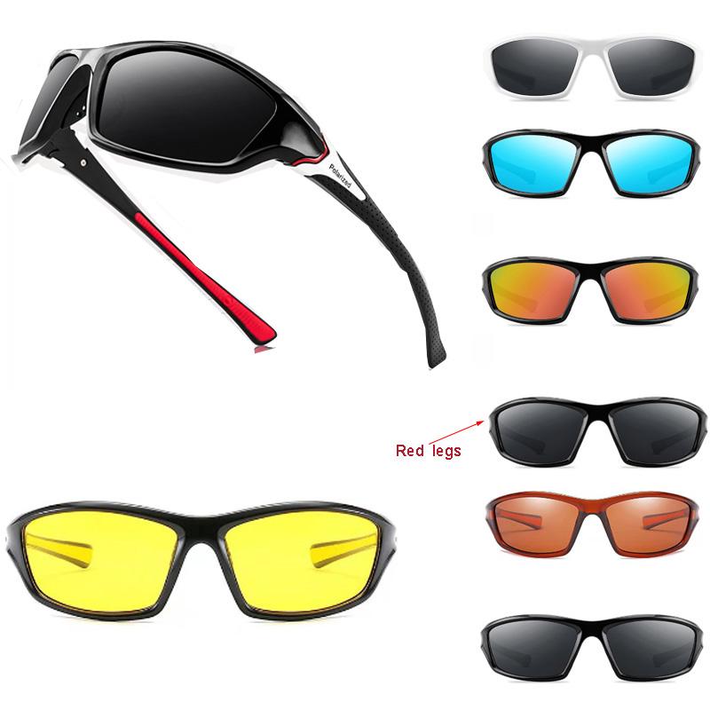 Polarized Men Sunglasses Women Retro Square Sport Fishing Cycling Driving