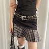 PU Leather Waist Strap Leopard Print Waist Belts Casual Waistband  Women