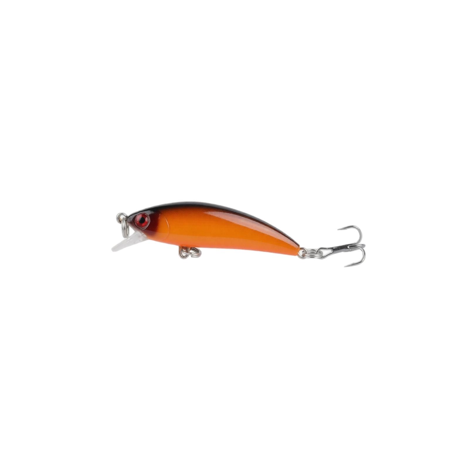 

Fishing Lure Freshwater Hard Bait Artificial Minnow Lifelike Fishing Tackle with Treble Hooks for Bass Trout Pike Fishing one size