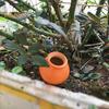 4 pezzi di gocciolatori per irrigazione in terracotta, picchetti per piante auto-irriganti, irrigatori a goccia in argilla di lunga durata per piante da interno ed esterno