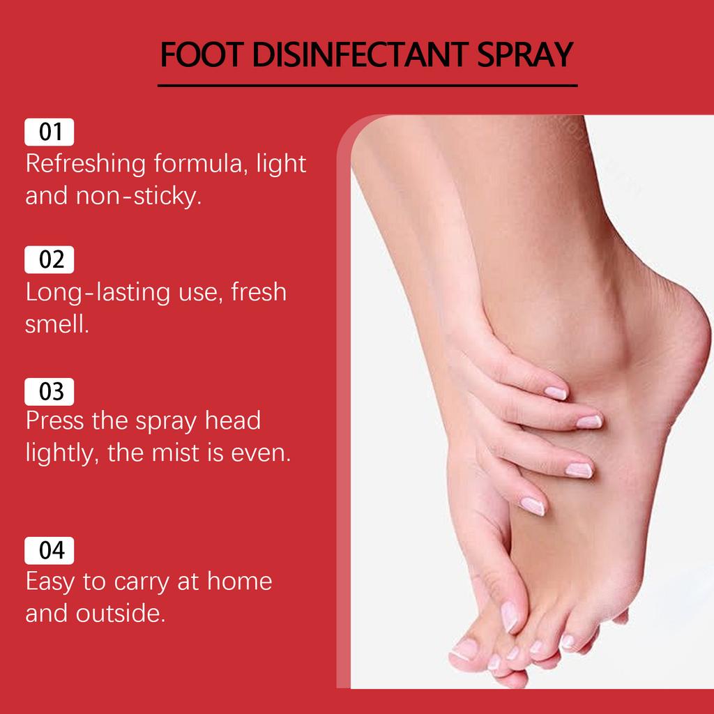 Foot Care Spray, Efficient And Long-lasting Sweat Control, Refreshing Athlete's Foot Spray,120ML