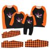Halloween Tag Drucke Familie Passend Langarm Tops+Hosen Set Familie Passende Sets