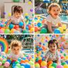 PlayMaty Ball Pit Balls - Colorful Ocean Pool Toys for Kids, Phthalate & BPA Free, 100pcs for Toddler Playhouse, Tent, or Playpen