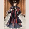 Chinese Wei And Jin Dynasty Style Hanfu Collar Kaftan Unisex Chivalrous Suits 