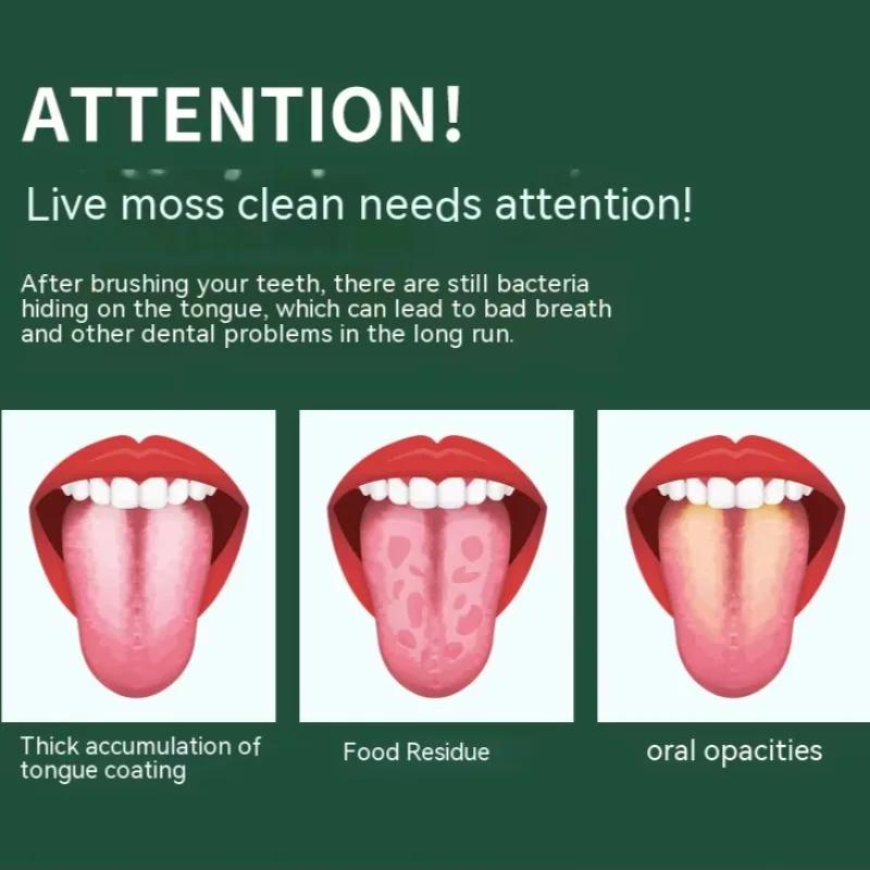 Fawnmum Double-Sided Tongue Cleaning Brush For Adult Fresh Breath Tongue Scraper Silicone Tongue Cleaner Oral Care Tool