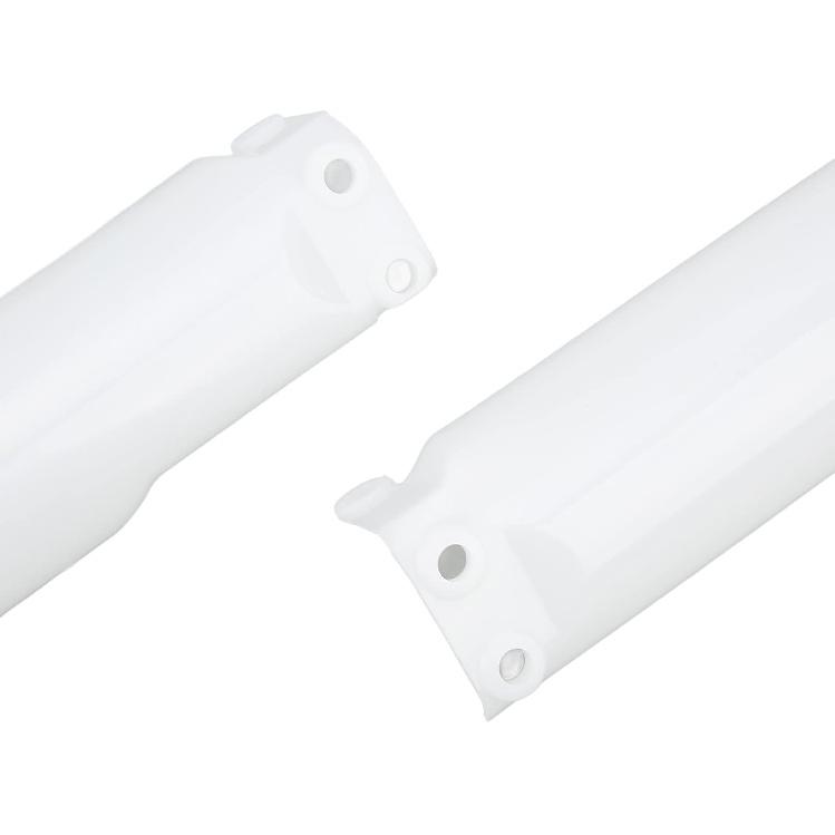 Acouto Motocross Front Fork Guard Covers for CR125 CR250 CE500 CRF450 CRF 250 Motocycle Fork Guard Protector White Front Shock Guard Cover