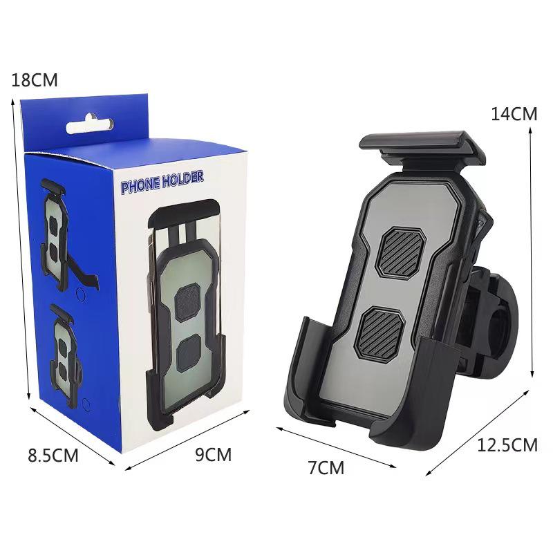 Shockproof Phone Holder for Bicycles, Motorcycles, Cars & Electric Vehicles – Ideal for Cross-Border Delivery Riders