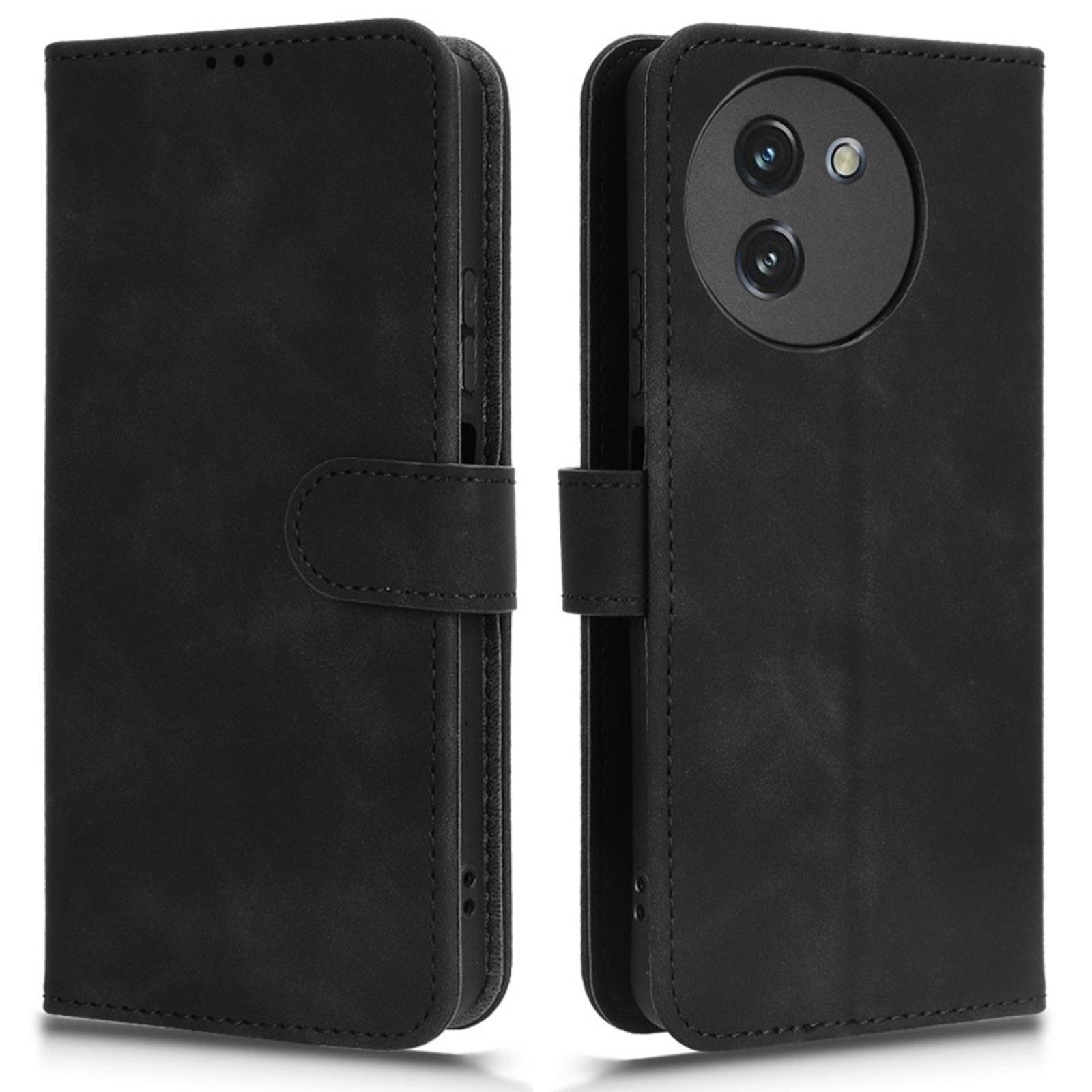 

Для Doogee Note 59 Pro/Note 59 Шкіряний чохол Шкіра на дотик Протиударний Чохол-гаманець Книжка для телефону Black