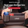 Multifunktionale Leder Auto Sitz Organizer Box Lückenfüller Mit Becherhalter Für Toyota Corolla Highlander Hilux Camry Yaris Rav4 CHR