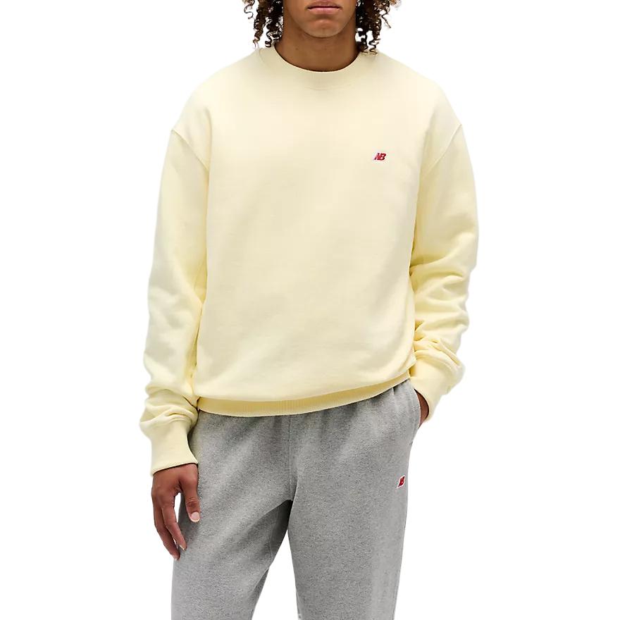 New Balance MADE In USA CORE Sweatshirt Men s Yellow MT43541-DGL L
