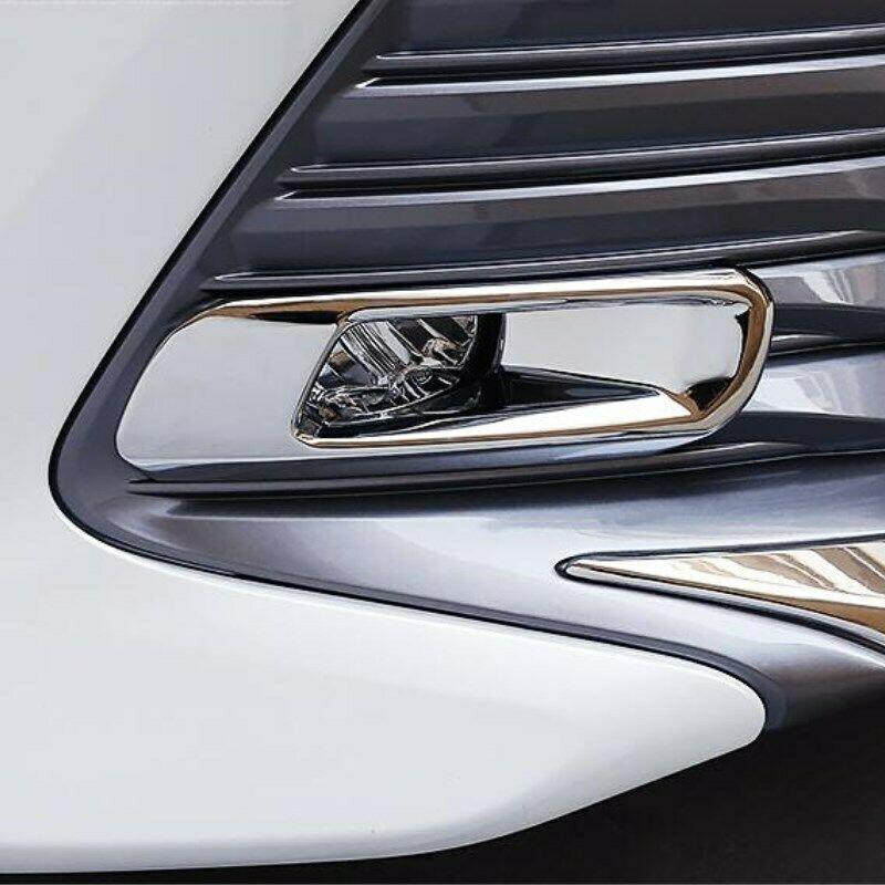 For Toyota Camry 2018-2020 ABS Chrome Exterior Front Fog Light Lamp Strip Trim