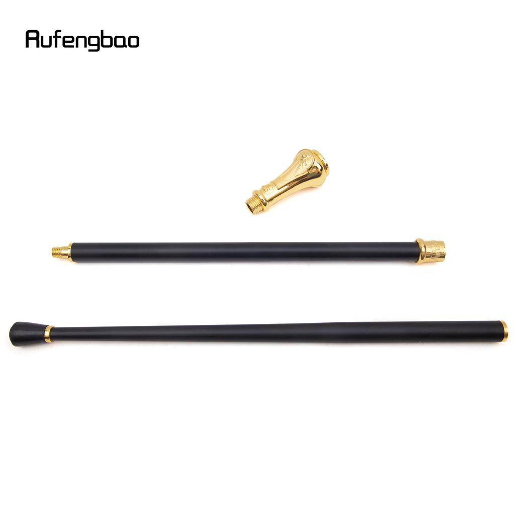 Golden Freemasonry Freemasons VG Totem Relief Walking Cane Fashion Walking Stick Gentleman Crosier Knob Walking Stick 93cm