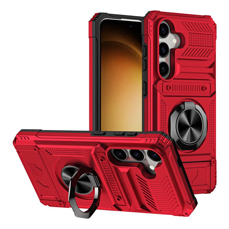 Samsung S25FE Phone Case with Card Slot, Compatible with A17, A26, A56, S24, A25, A35, S23+