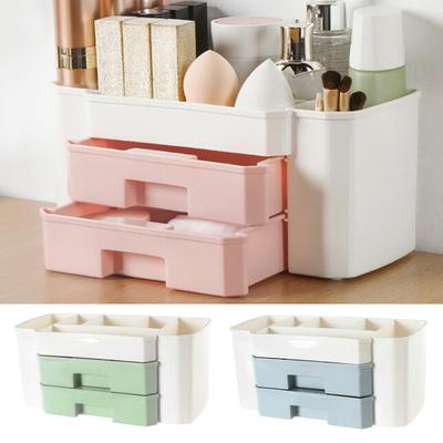 Scatola portaoggetti cosmetica Contenitore cosmetico da tavolo Contenitore cosmetico Cassetto Portapennello Porta rossetto