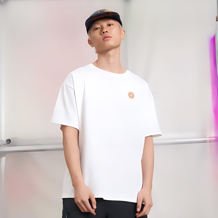 Converse Festival Vibe T-Shirt Asia Sizing 'White' Men's 10026424-A03