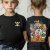 One Piece Japanese Anime Print Cotton TShirt Luffy Zoro Childrens Casual Short Sleeve Tee Kids Luffy Tshirt Family Clothing