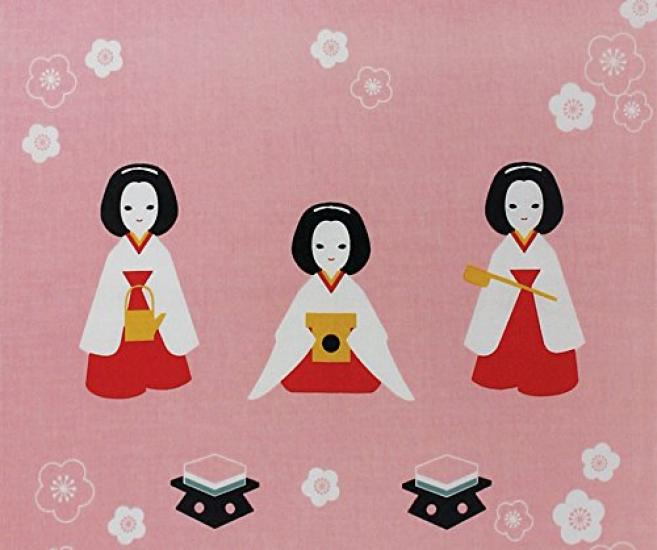 Maeda Senko Shikisaifu Tenugui "Doll's Festival"