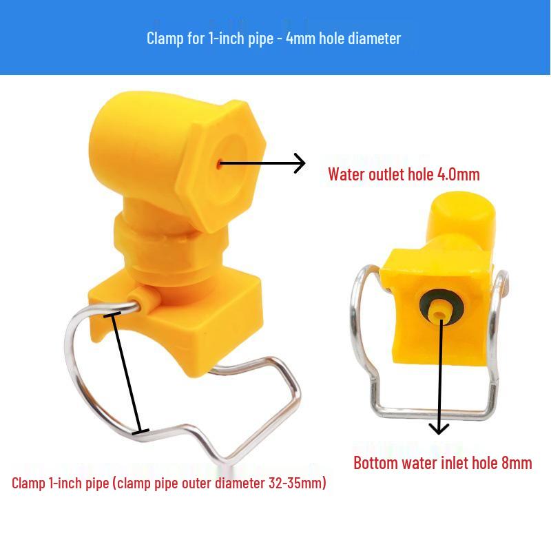 Plastic 90° Conical Spray Nozzle for Dust Removal and Humidification