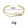 Minimalist Irregular Wave Hollow Upper Arm Cuff Bracelet Boho Adjustable Open Armband Body Jewelry For Women