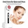 6-in-1 LED-Lichttherapie Augenmassagegerät 45°C Heiße Kompresse Vibration Rotes Blau Lila Licht Kabellos Tragbar Anti-Aging Hautpflege-Werkzeug