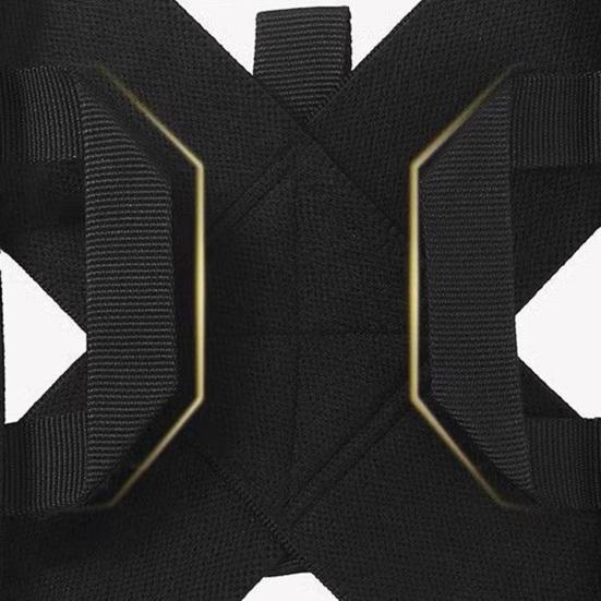 Open Shoulder Assist Strap Adjustable Heavy-Duty Chest Strap Back Straightening Strap for Bench