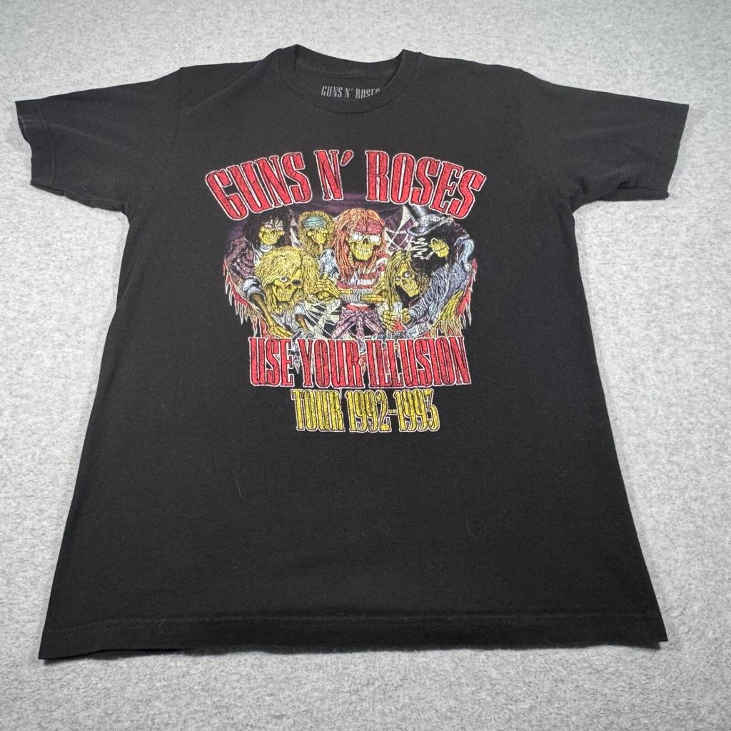 Guns N Roses Shirt Adult Medium Black American Rock Band Music Tour Mens Unisex T-Shirt