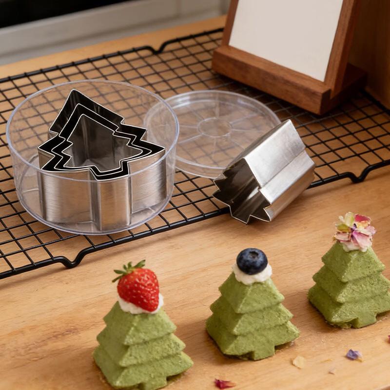 Ensemble de Moules à Gâteau Goutte d'Eau en Acier Inoxydable